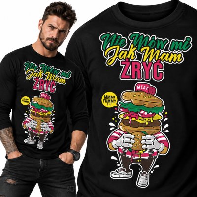 LONGSLEEVE ŚMIESZNE NIE MÓW MI